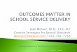 Jean Blosser, Ed.D., CCC-SLP Creative Strategies for ...€¦ · What is the most effective system for speech-language service delivery in the school setting? Does collaboration with