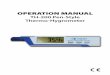 TH-200 Pen-Style Thermo-Hygrometer - Wagner Meters · sure temperature and relative humidity, calculate dew point temperature, and wet bulb temperature, as well as calculate Heat