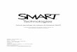 Guía de aprendizaje del software de Notebook SMART · Guía de aprendizaje Conceptos básicos sobre la pantalla interactiva SMART Board Introducción La pantalla interactiva SMART