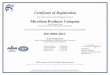 Certificate of Registration Microban Products Company · 6/27/2018  · Certificate of Registration This certifies that the Quality Management System of Microban Products Company