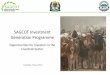 SAGCOT Investment Generation Programme Investor Presentat… · 15.1million animals between 1995 to 2008 With the largest cattle herd in Southern Africa, Tanzania is now close to