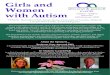 Girls and Women attwood & garnett events with Autism€¦ · on autism. His book Asperger's Syndrome: A Guide for Parents and Professionals is an international bestseller and seminal