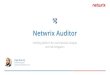Netwrix Auditor · EMC NetApp SharePoint Netwrix Auditor Platform Azure AD Netwrix Auditor for Oracle Database Netwrix Auditor Unified Platform • Active Directory and Group Policy