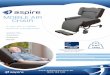 MOBILE AIR CHAIR · MOBILE AIR CHAIR A new era in mobile pressure management aspire for... Comfort Support Relief S.W.L 180kg World’s leading high stretch, durable and breathable