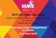 MITI AEC Open Day 2016 · MITI AEC Open Day 2016 ... • Inclusion of youth under the economic pillar by ASEAN Leaders in the Bandar Seri Begawan Declaration 2015. ... - Access to