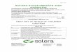 SOLERA ETHOFUMESATE 42SC HERBICIDE · 2014-06-20 · page 3 of 28 STORAGE AND DISPOSAL PESTICIDE STORAGE: Protect Ethofumesate 42SC Herbicide from freezing temperatures. PESTICIDE
