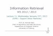 Information Retrieval, WS 1213, Lecture 11, …ad-teaching.informatik.uni-freiburg.de...Overview of this lecture Organizational – Your results + experiences with Ex. Sheet 10 (Naïve
