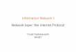 Information Network I Network layer: the Internet Protocol · Information Network I Network layer: the Internet Protocol Youki Kadobayashi NAIST