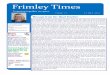 Frimley Timesfrimley.surrey.sch.uk/wp-content/uploads/2017/05/The...W/c 22nd Year 6 Level 2 ikeability Wed 24th 2.30pm Year 3 Fantastic Finish—details to follow Thurs 25th 3.25pm