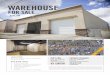 WAREHOUSE - LoopNet · 2018-08-31 · Del Paso Heights BUILDING INFO: • 2,184 square feet • Concrete cinderblock construction • Zoned C-2 General Commercial • 300 Amps (2