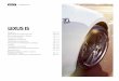 Lexus Is · 2016-03-18 · Lexus Is СОДЕРЖАНИЕ Введение 04–07 Динамические характеристики 08–09 Философия дизайна L–Finesse