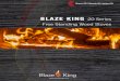BLAZE KING...Chinook 20.2 Specs Approximate weight - Chinook 320 lbs. Ashford 20.2 Specs Approximate weight - Ashford 450 lbs. radiates the heat to the room. of your Blaze King stove