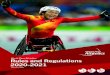 World Para Athletics Rules and Regulations 2020-2021 · Athletics event without the priorwritten consent of World Para At hletics. In addition, the IPC is the owner of all rights
