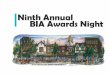 Ninth Annual BIA Awards Night · 12. 13. PARKETTE SMALL VERSION Aeria Middle. LIVING ROOMS with nd of TTC PROPERTY LINE at FACE ROW CLEARWA showing a and parkette on Right: Pe pa