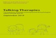 Talking Therapies - Your voice in Health & Social Care · Talking Therapies 4 1.0 Introduction 1.1 Mental health context in Northern Ireland Mental health issuesi such as anxiety
