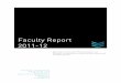 Faculty Report 2011-12...Faculty of Physical Education and Recreation Faculty Report 2011-12. December 19, 2012 Compiler: Jane Hurly; input provided by the academic, athletic, and