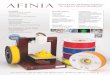 afinia-brochure-082412 · Out-of-the-Box 3D Printing Experience For Engineers, Educators and Hobbyists A FINIA Custom Software • Compatible with Mac and PC • Features an easy-to-use