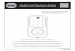 Yale Real Living™ Touchscreen Deadbolt Installation and ... · Yale Real Living™ Touchscreen Deadbolt Installation and Programming Instructions For Technical Assistance call Yale
