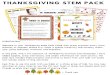 Thanksgiving STEM Pack · Welcome to your Thanksgiving STEM Pack filled with great projects every junior scientist or engineer should try! I hope it sparks creativity and curiosity