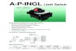 INGL- SeriesA-P-INGL Limit Switch INGL- Series Standard Features and Benefits l Aluminum Die-Cast Housing - Powder Coated Multi-View Visual Position Indicator - Waterproof Quick Set