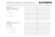Graphing a System of Equations Algebra 7 · Ashley and Emma are reading the same article. Ashley is on page 1 of the article, but she can read a page every minute. Emma is already