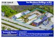 FOR SALE Two Warehouse Buildings on US-1 · • Excellent purchase opportunity of two industrial showroom / warehouse buildings with great visibility along US-1 in Port St. Lucie