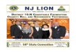 NJ LION nj lion april... · 2019-05-03 · District 16-N charitable FouNDatioN charity ball aND GoverNor’s testimoNial NJ LION “WE SERVE” THE 2018-2019 MD-16 COUNCIL OF GOVERNORS