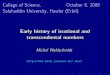 College of Science, October 8, 2008 Salahaddin University, Hawler … · 2008-10-04 · Early history of irrational and transcendental numbers Michel Waldschmidt ... Pad e approximants,