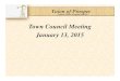 Town Council Meeting TC ilMti January 13 2015January 13, 2015 · 2020-02-17 · Town of Prosper “a place where everyone matters” Budget Amendmen t py g Item Description Amount