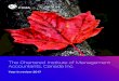 The Chartered Institute of Management Accountants, Canada Inc. locations... · The Chartered Institute of Management Accountants, Canada Inc. Year in Review 2017 CIMA Canada Board