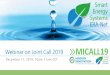 Webinar on Joint Call 2019 - ERA-Net Smart Energy Systems€¦ · Application portal 26/11/2019 Joint Call 2019 („MICall19“) –Webinar Series •Joint Call 2019 (MICall19) –Full