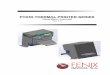 Operation manual - Fenix Imvico · 2017-03-09 · PTD55 SERIES OPERATION MANUAL 3 - GENERAL SPECIFICATIONS 3.1 - PRINTING SPECIFICATIONS Printing method Thermal line printing Dot