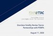 Overdose Fatality Review: Partnerships with PDMPs August ... · 8/11/2020  · Partnerships with PDMPs August 11, 2020 Patrick Knue, Director James Giglio, Senior TTAC Coordinator