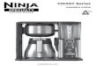 CM407 Series - NinjaKitchen.com · NINJA® SPECIALTY COFFEE MAKER. When using electrical appliances, basic safety precautions should always be followed, including the following: WARNING