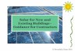 Solar for New and Existing Buildings– Guidance for Contractors€¦ · Clothes washer Energy Star Energy Star Energy Star Energy Star High efficacy lighting 100% 100% 100% 100%