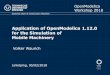 Application of OpenModelica 1.12.0 for the Simulation of Mobile …adrpo33/ModProd2018/OpenModelica/OMW… · 3. virtual sensors 4. operator control 5. wrap-up Linköping 05/02/2018