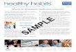 healthy habits - imercer€¦ · healthy habits. Empowering Consumers with Better Health Care. Why be an empowered health care consumer? During 2008 to 2010, nearly 240,000 deaths