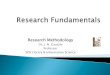 Research Methodology ppt on... · Research methodology is a way to systematically solve the research problem. It may be understood as a science of studying how research is done scientifically