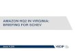 AMAZON HQ2 IN VIRGINIA: BRIEFING FOR SCHEV · Master’s degrees Bachelor’s degrees 442 316 226 129 155 101 94 41 Note: This data is based on numbers directly provided by Virginia’s