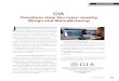 GIA - MJSA: Professional Excellence in Jewelry Making & Design · for gems and jewelry, the Gemological Institute of Amer-ica® (GIA) provides an ideal environment in which to acquire