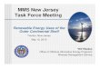 MMS New Jersey Task Force Meeting · Commented on Task Force Charter ... Interim Policy Projects 3 IP leases issued offshore NJ in November 2009 ... Microsoft PowerPoint - NJ Task