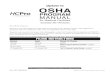 Update to OSHA - HCPro · December 2017 Revisions OSHA PROGRAM MANUAL for Medical Facilities Update to. About the Author Marge McFarlane, PhD, MT (ASCP), CHSP, CHFM, CJCP, HEM, MEP,