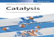 Catalysis · 2017-10-18 · Contents ix 6.2.1 BalanceandDeﬁnitions 222 6.2.2 BatchReactor 224 6.2.2.1 MultipleReactions 226 6.2.3 ContinuousFlowStirredTankReactor(CSTR) 228 6.2.4