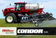 CONDOR - McIntosh & Son · THERE IS A CONDOR SPRAY SOLUTION JUST FOR YOU Model Truss Style Boom Truss Spray-AirTM Boom Condor GC300 90/60’, 100/60’, 120/65’ 90/60’, 103/60’,