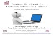 Student Handbook for Distance Education Courses · 2 Welcome to Distance Education Compton College offers Distance Education online and hybrid (part in class and part online) courses
