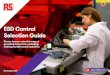 ESD Control Selection Guide · Develop a Packaging plan for materials handling and storage When moving ESD susceptible devices outside a protected area, what packaging will you use?