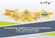 enabling digital transformation for enterprises · dividend distribution to shareholders for four consecutive years credit rating : A+ (long-term) ... be the competitive advantage