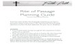 13 Rite of Passage RC Planning Guide - sentchurch.ccsentchurch.cc/.../uploads/2015/10/13-Rite-of-Passage-RC-Planning-G… · Rite of Passage Planning Guide From Sent Church Family