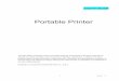 PortablePrinter Printer... · DataBuffer 10KBytes Printer Size Length 106 m Width 75 m Height 45 m Interface (Remark2) BluetoothV2.0(EDR,Class2) Apl i ed nr o /Wws c OS BluetoothV4.0