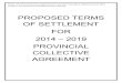PROPOSED TERMS OF SETTLEMENT FOR 2014 – 2019 PROVINCIAL COLLECTIVE … NBA... · 2016-04-20 · 2016 Collective Bargaining in the Health Sector Renewal of the 2012-2014 Nurses Bargaining